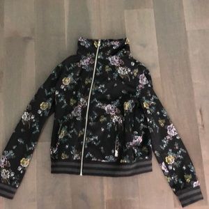 Girls flower print jacket